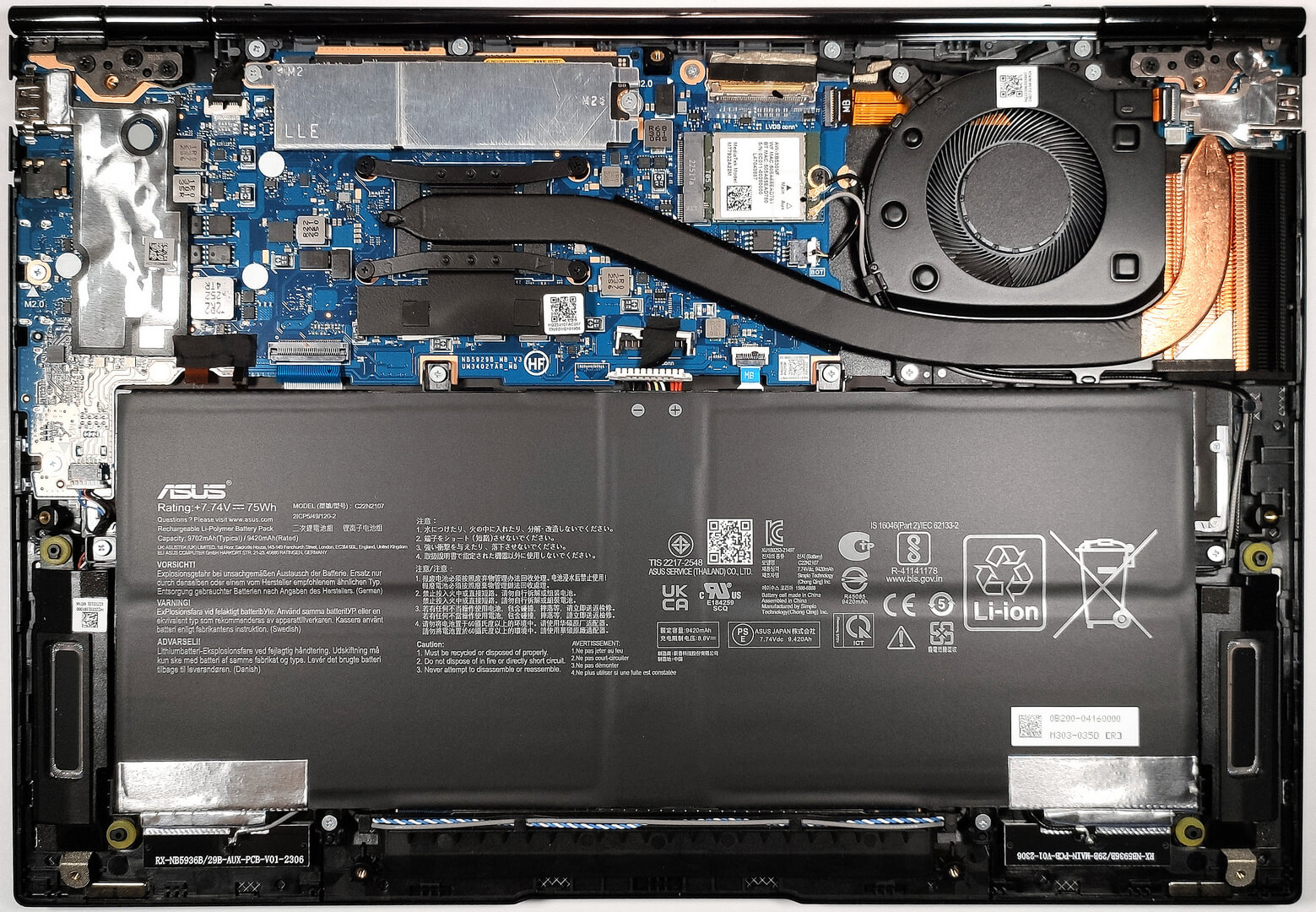 How to replace and fix Asus Zenbook NB5929 UX3402V UM3402Y UX3402Z LCD Rear Top Lid Back Cover A case silver glass (ASUS UM3402)